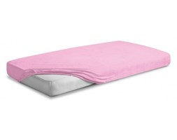 Prześcieradło Frotte Premium z gumką jasnoróżowe 220x200