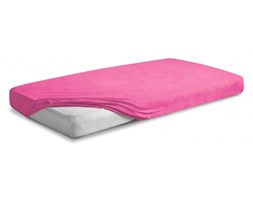 Prześcieradło Frotte Premium z gumką ciemnoróżowe 120x200