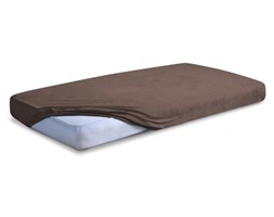 Prześcieradło Frotte Premium z gumką czekoladowe 120x200
