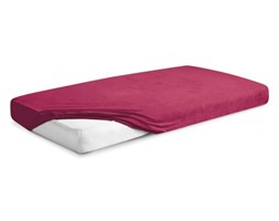Prześcieradło Frotte Premium z gumką bordowe 90x200