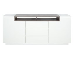 Kredens komoda Empire biały beton 180cm (Z37532)