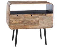 Komoda, konsola drewniana, vintage, 100x105x35 cm (JL75636)