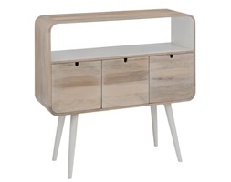 Komoda drewniana, trzy szuflady, drewno, 100x105x35 cm (JL67746)