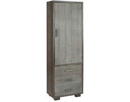 Szafka komoda z trzema szufladami Wood Grey, drewno 177x60x32 cm (JL77594)