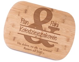Bambusowa Deska do Krojenia z Grawerem Razem Od