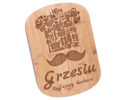 Bambusowa Deska do Krojenia z Grawerem Najlepszy Kucharz