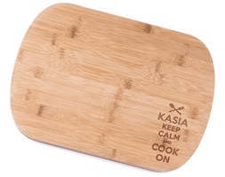 Bambusowa Deska do Krojenia z Grawerem Keep Calm