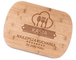 Bambusowa Deska do Krojenia z Grawerem Najlepsza Kucharka