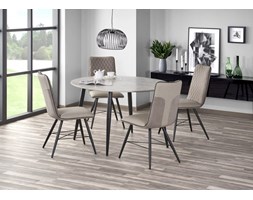 BELATO stół czarny stelaż, blat - marmur