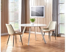 ELIF stół blat - biały, stelaż - biały