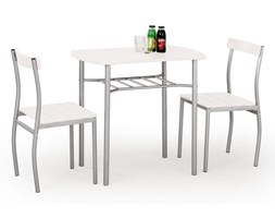 LANCE zestaw: stół + 2 krzesła, biały