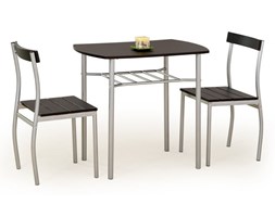 LANCE zestaw stół + 2 krzesła wenge