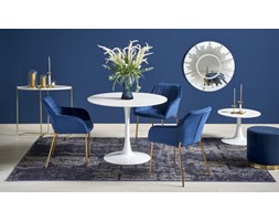 SLIM stół okragły biały