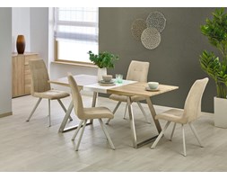 TREVOR stół dąb sonoma / biały