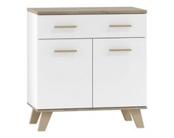 MOLDA KM1 komoda dąb sonoma / biały