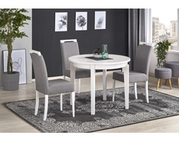 SORBUS stół rozkładany, blat - biały, nogi - białe