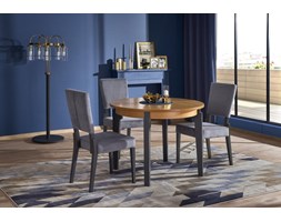 SORBUS stół rozkładany, blat - dąb miodowy, nogi - grafitowe