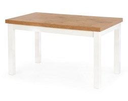 TIAGO stół rozkładany 140-220/80 blat: dąb lancelot, nogi: biały