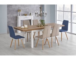 TIAGO stół rozkładany 140-220/80 blat: dąb sonoma, nogi: biały