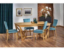 WENANTY stół rozkładany blat - dąb miodowy, nogi - dąb miodowy