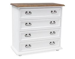 KOMODA POPRAD BRUNATNY WOSK / BIAŁY WOSK