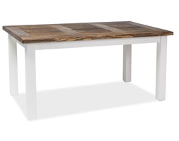 STÓŁ POPRAD BRUNATNY WOSK / BIAŁY WOSK 160X90X76