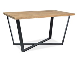 STÓŁ MARCELLO OKLEINA NATURALNA DĄB/CZARNY 180x90