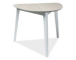 STÓŁ KARL DĄB BIELONY/BIAŁY 90X80