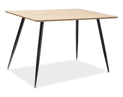 STÓŁ REMUS DAB/CZARNY STELAŻ 120X80