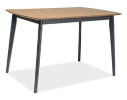 STÓŁ VITRO DĄB/GRAFIT 120X75