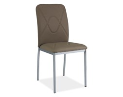 Krzesło H-623 Chrom Ciemny Beż