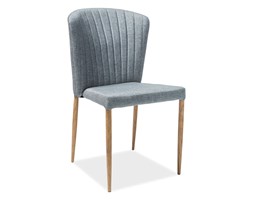 KRZESŁO POLLY DĄB STELAŻ/SZARY TAP. 125