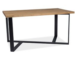 STÓŁ BERNARDO LITY DĄB/CZARNY 150x90