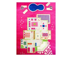 IVI Carpets Domek dla lalek Dywan 3D - różowy 121MD015PE16233