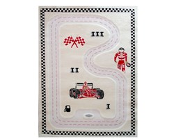 IVI Carpets Formuła 1 Dywan 3D - kremowy 121SR037KR13182