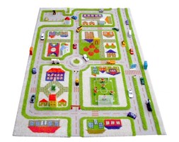 IVI Carpets Miasto zabaw Dywan 3D - zielony 121MD033YE16233
