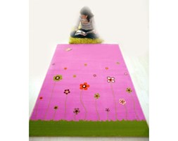 IVI Carpets Wiosenne kwiaty Dywan Soft Play - różowy 101RN014PE16231