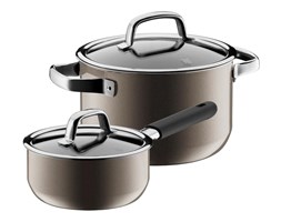 Zestaw garnków 2 el. Fusiontec Mineral, ciemny mosiądz - WMF - DECOSALON - Zakupy bez ryzyka