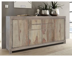 Devi - komoda z bielonego drewna sheesham