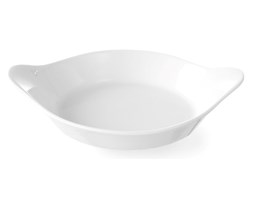 Półmisek do zapiekania okrągły z uchwytami - 185x152 - kod 785904