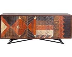 Komoda Tomahawk drewniana mango 4-drzwiowa 177x45x75cm