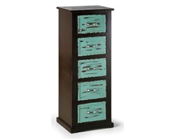 Drewniana komoda Turquoise, 5 szuflad