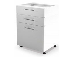 VENTO D3S-60/82 szafka dolna z szufladami front: biały