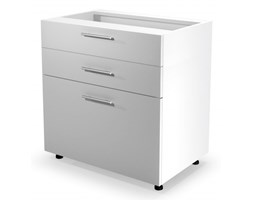 VENTO D3S-80/82 szafka dolna z szufladami front: biały