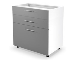 VENTO D3S-80/82 szafka dolna z szufladami front: jasny popiel