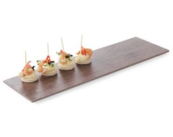 Płyta z melaminy prostokątna 530x325 - imitacja drewna dębowego - kod 561324