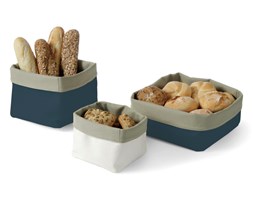 Worek do pieczywa - kwadratowy 150x150(H)150 ciemnoniebieski - kod 429112
