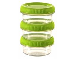Zestaw 3 Pojemników na Sos Smart To Go Curver