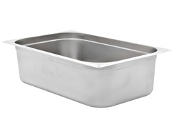 vidaXL Tace gastronomiczne, 2 szt., GN 1/1, 150 mm, stal nierdzewna