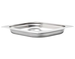 vidaXL Tace gastronomiczne, 8 szt., GN 1/2, 40 mm, stal nierdzewna
